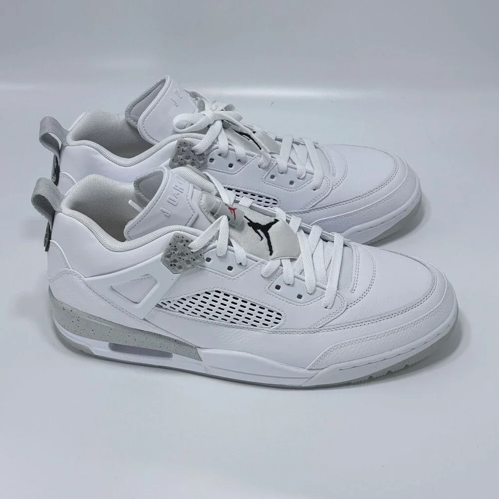 Mens Jordan Spizike Low White Cement IV6047-100 Size 12 White/Grey Casual Shoes